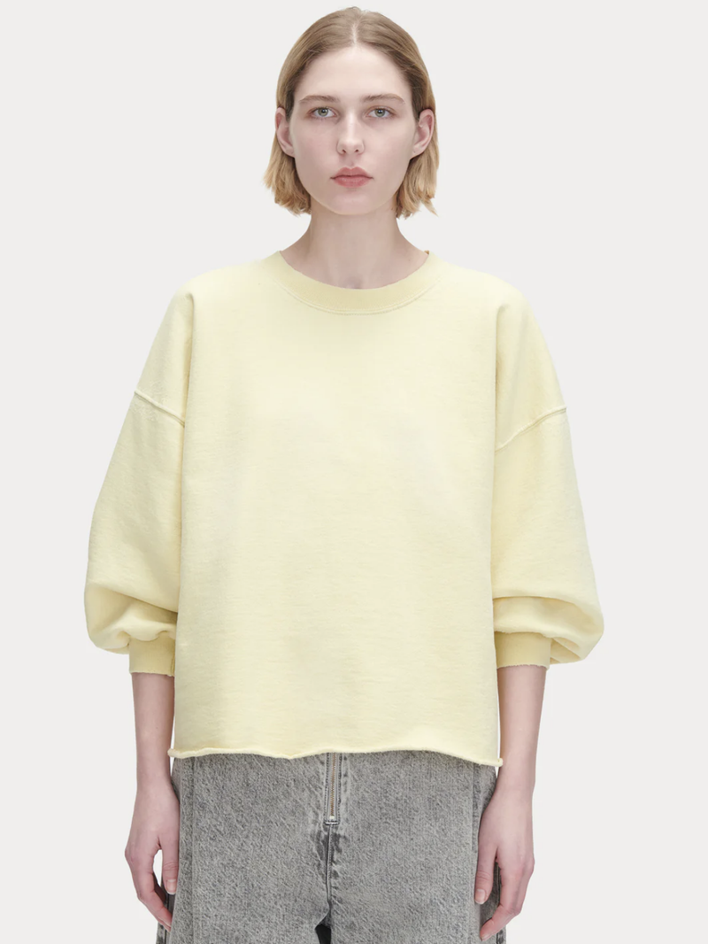 Rachel Comey - Fond Sweatshirt - Pale Yellow - Verdalina