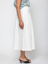Tela - Azalea Skirt - Optical White - Verdalina