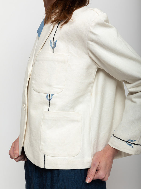 Bernay Jacket - Embroidered Canvas