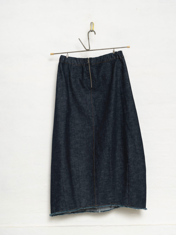 Hannoh Wessel - Jane Washed Denim Skirt - Indigo - Verdalina