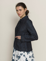 Hannoh Wessel - Vlinda Washed Denim Jacket - Indigo - Verdalina