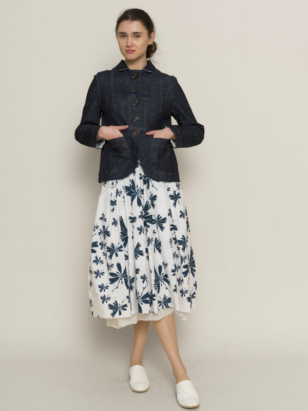 Hannoh Wessel - Vlinda Washed Denim Jacket - Indigo - Verdalina