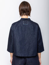 Aequamente - Berlino Jacket - Denim - Verdalina