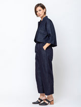 Aequamente - Berlino Jacket - Denim - Verdalina