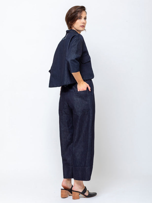 Aequamente - Berlino Pants - Denim - Verdalina
