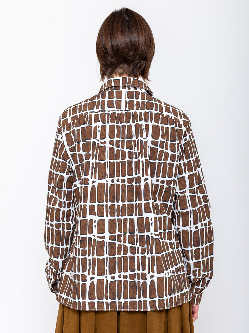 Hannoh Wessel - Christina Shirt - Brown Check - Verdalina