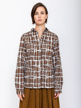 Hannoh Wessel - Christina Shirt - Brown Check - Verdalina