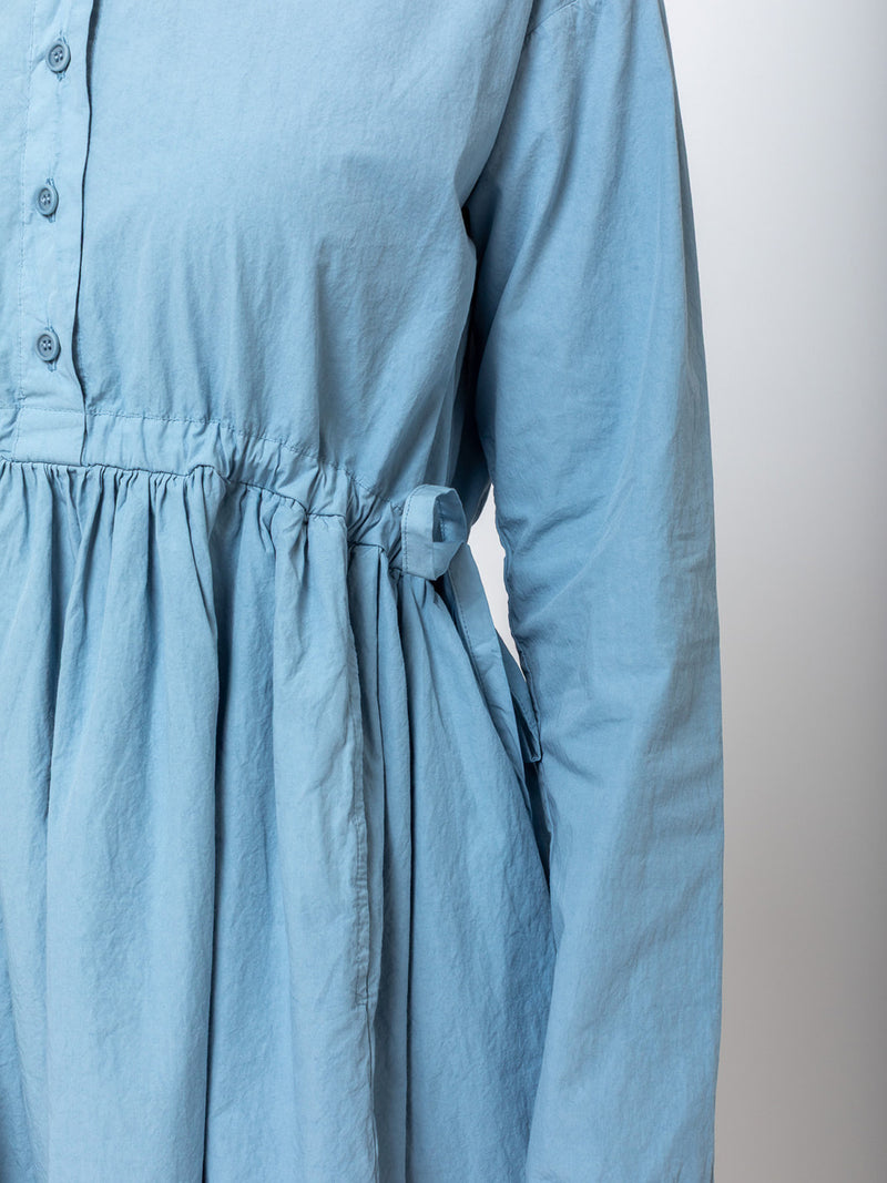 Aequamente - Tempio Cotton Dress - Fog - Verdalina