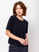 Short Sleeve Round Neck Sweater