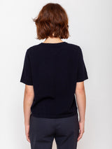 Short Sleeve Round Neck Sweater