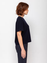 Short Sleeve Round Neck Sweater