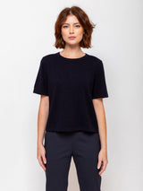 Short Sleeve Round Neck Sweater