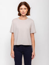 Short Sleeve Round Neck Sweater
