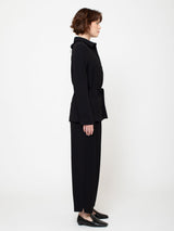 Ana Georgette Jacket - Black