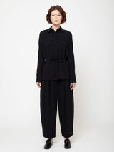 Ana Georgette Jacket - Black