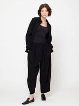 Ana Georgette Jacket - Black