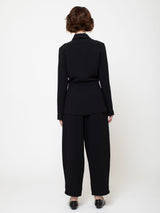 Ana Georgette Jacket - Black