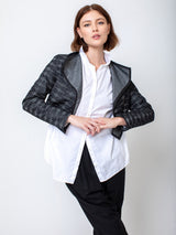 Blue Skies Workroom - Angled Jacket - Reflective on Black - Verdalina