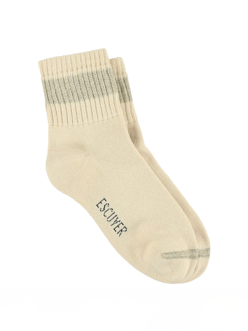 Escuyer - Ankle Lurex Socks - Verdalina