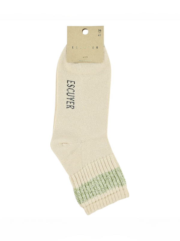 Escuyer - Ankle Lurex Socks - Verdalina