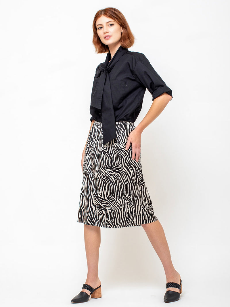 Aquarius Cocktail - Dear Polly Bow Blouse - Black - Verdalina