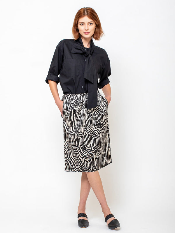 Aquarius Cocktail - Dear Polly Bow Blouse - Black - Verdalina