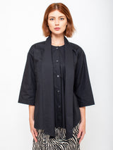 Aquarius Cocktail - Dear Polly Bow Blouse - Black - Verdalina