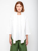 Aquarius Cocktail - Dear Polly Bow Blouse - White - Verdalina