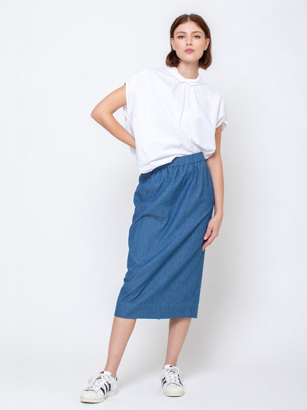 Aquarius Cocktail - Le Pencil - Washed Denim - Verdalina