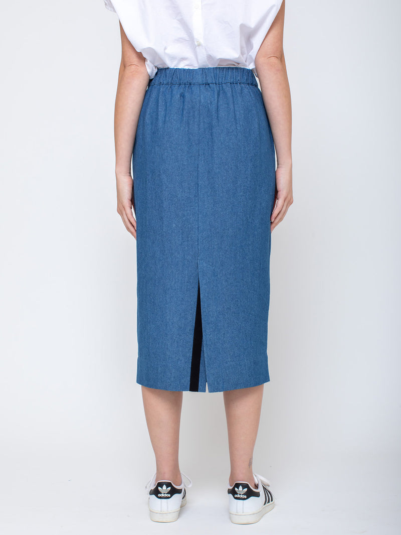 Aquarius Cocktail - Le Pencil - Washed Denim - Verdalina