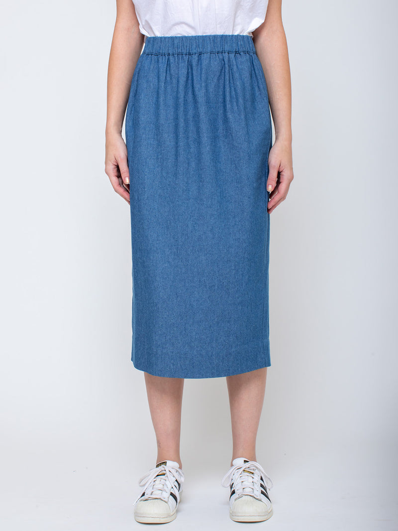 Aquarius Cocktail - Le Pencil - Washed Denim - Verdalina