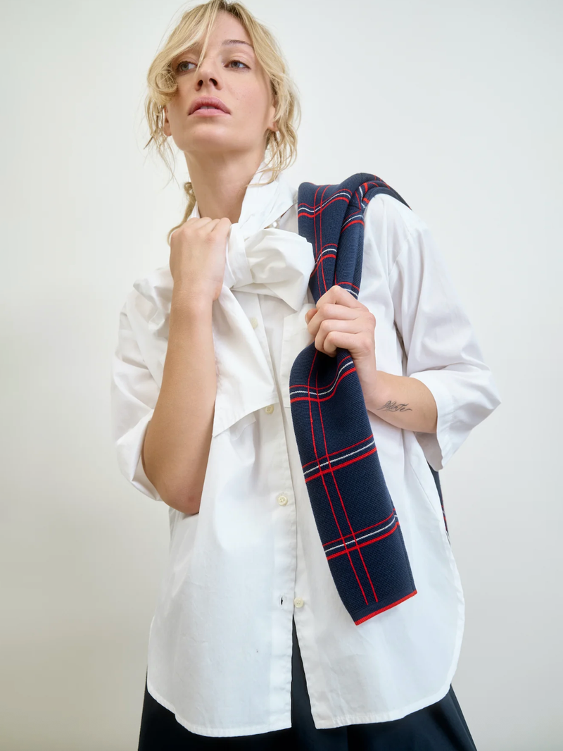 Aquarius Cocktail - Dear Polly Bow Blouse - Verdalina
