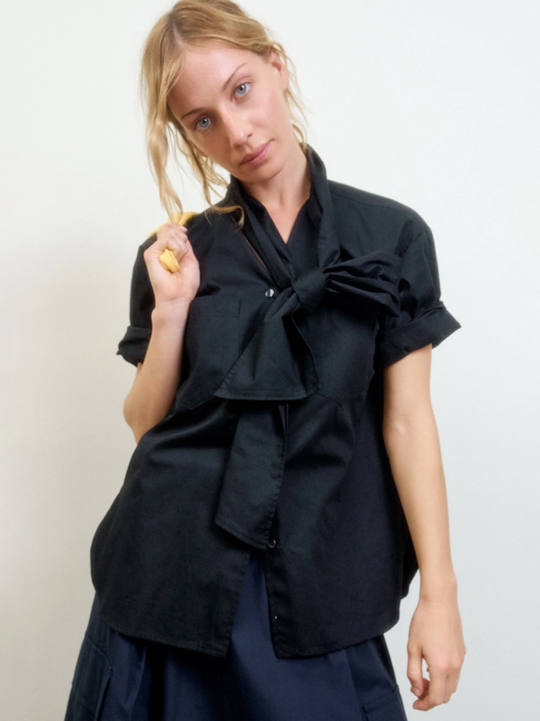 Aquarius Cocktail - Dear Polly Bow Blouse - Verdalina