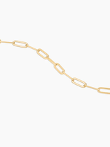 THATCH - Astra Pavé Paperclip Necklace - Verdalina