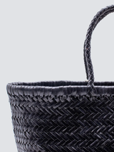 Dragon Diffusion - Bamboo Triple Jump Small Bag - Black - Verdalina