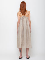 Black Crane - Ripple Strap Dress - Verdalina