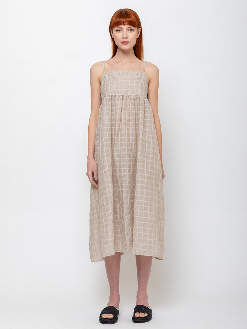 Black Crane - Ripple Strap Dress - Verdalina