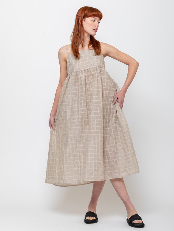 Black Crane - Ripple Strap Dress - Verdalina