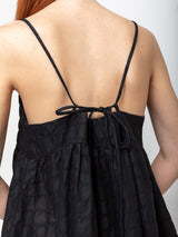 Black Crane - Ripple Strap Dress - Verdalina
