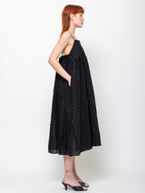 Black Crane - Ripple Strap Dress - Verdalina