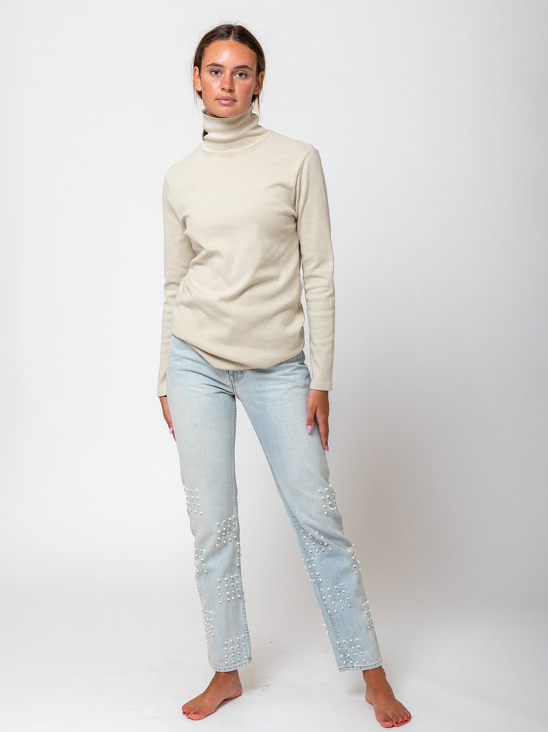 Black Crane - Turtleneck Top - Verdalina