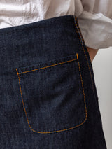Denim Skirt - Indigo Blue