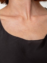 Silk Tank - Coal Black