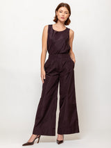 Taffeta Pants - Dark Bordeaux