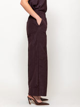 Taffeta Pants - Dark Bordeaux