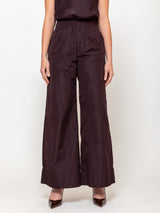 Taffeta Pants - Dark Bordeaux