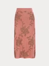 Broccada Skirt - Melon/Bronze