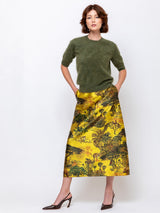Brushed Cashmere Pullover - Moss