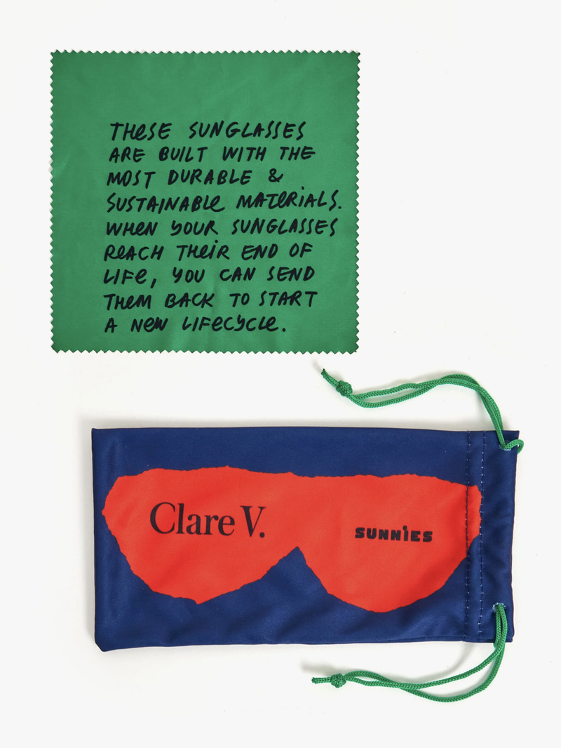 Clare V - Heather Sunglasses - Tortoise - Verdalina