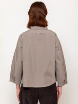 Covered Placket Shirt - Tortora